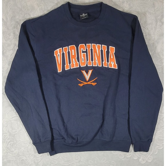 Colosseum Athletics Other - Virginia Cavaliers Colosseum Brand Navy Blue Sweatshirt Men's Size Medium NWT